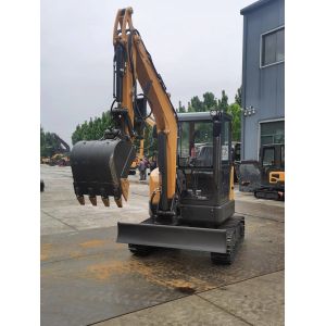 Closed Cab EPA Mini Hydraulic Excavator 4 Tonne Digger Comfortable Operation