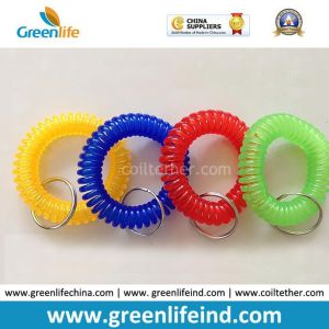 Buy cheap Expandable Round Various Color Coil Key Holders Safety Wrist Cord from wholesalers