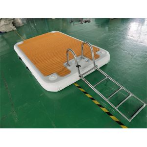 Water Floating Entertainment Floating Dock Inflatable Pontoon Fishing Boats With