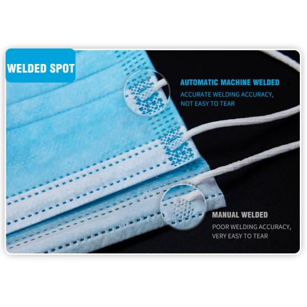 Professional factory direct sales EN14683 medical disposable face mask ASTM F2100 level3 3ply surgical face mask