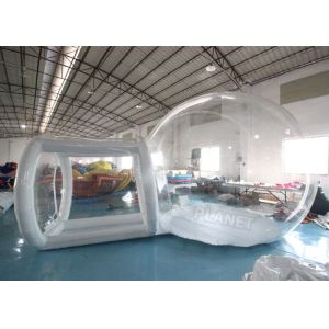 Buy cheap Clear PVC 4m Single Tunnel Inflatable Bubble Tent With Blower from wholesalers