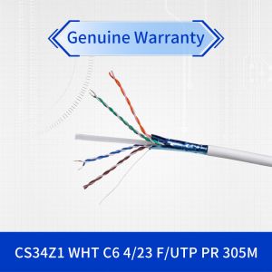 Buy cheap CommScope NETCONNECT CS34Z1 Category 6 F/UTP Cable with 23 AWG Solid Bare Copper and 305-meter Reel for IEEE 802.3bt PoE from wholesalers