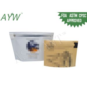 Buy cheap Medical Marijuana Packaging Stand Up Plastic Bags With Top Child Proof Zipper product