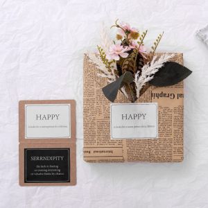 Factory Direct Custom Transparent Sticker Labels Text Logo Brand Self Adhesive