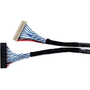 Buy cheap 1.25mm 2.0mm Pitch 20 30 40 Pin Connector LVDS Shielded Wire LCD Display Cable Assembly from wholesalers