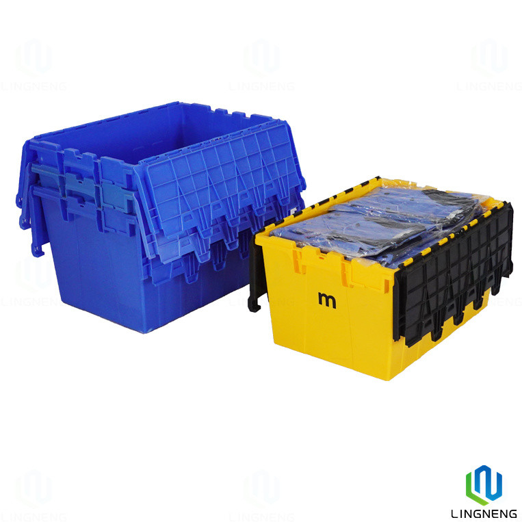 Nestable Stackable Heavy Duty Reusable Plastic Shipping Totes Containers With