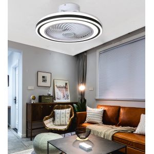 42inch Hanging Ceiling Fan With Light Retractable Fan Chandelier