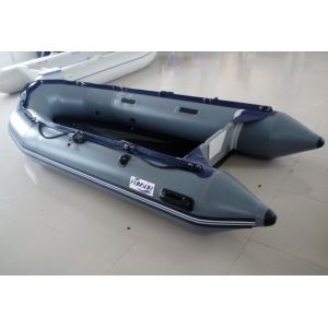 Buy cheap PVC Coated Fabric Aluminum Floor Foldable Inflatable Boat / Dinghy from wholesalers