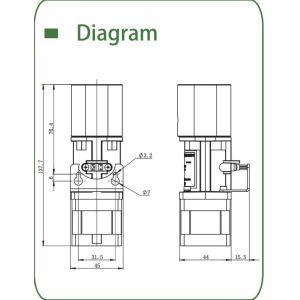 Buy cheap High Pressure Plunger Pump Mini Size Piston Pump For Micro Flow Rate Transfer from wholesalers