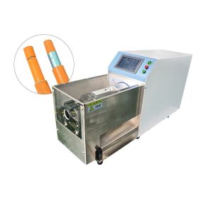 China Dia 8-35mm Pneumatic Wire Stripping Machine Stripping Length 200mm on sale