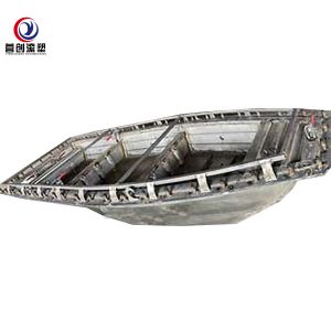 LLDPE Rescue Plastic Boat Canoe Rotational Mould Customized