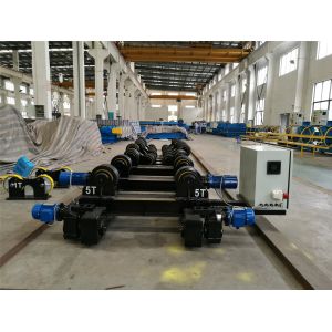 Motorized Travel 5T Pipe Welding Rotator PU Wheel Conventional Tank Turning