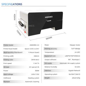 Buy cheap New A3 UV Printer Printing Machine Upgraded Printing Fully Automatic from wholesalers