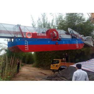 12 Cubic Capacity Lake Weed Cutter Machiner For River Waterweed Reed Harvester