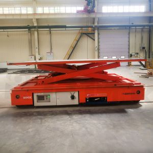 Buy cheap Pallet RGV Automated Rail Transfer Cart Lifting Electric Transfer Trolley from wholesalers