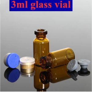 Buy cheap Molded Type I Glass Vial Medical Glass Vial 10ml With Rubber Stopper from wholesalers