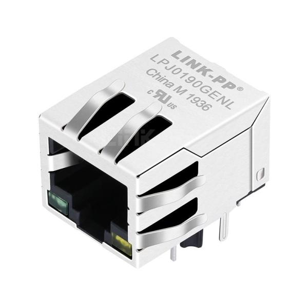 China Halo HFJ11-RP44E-L12RL Compatible LINK-PP LPJ0190GENL 10/100 Base-T Tab Down Green/Yellow Led Single Port PoE Ethernet RJ45 Network Socket on sale China Halo HFJ11-RP44E-L12RL Compatible LINK-PP LPJ0190GENL 10/100 Base-T Tab Down Green/Yellow Led Single Port PoE Ethernet RJ45 Network Socket on sale