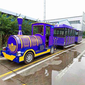 Buy cheap Theme Park Diesel Train Rides 42 Riders High Performance Long Working Life from wholesalers