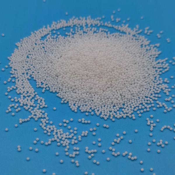 Buy cheap White Zirconia Grinding Beads 0.8mm Zirconia Shot Peen Media Low Wear Loss from wholesalers