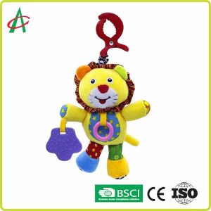 Buy cheap Lion 15cm Baby Plush Rattle With Chewing Teethers from wholesalers