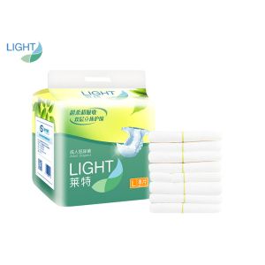 Buy cheap 1500ml Disposable Adult Diapers Three Dimensional Circulation Breathable 8pcs product