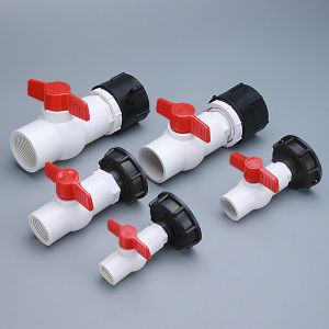 IBC Connector Fitting Valve S60*6 1/2" 3/4" 1" Plastic Tap Outlet Faucet for