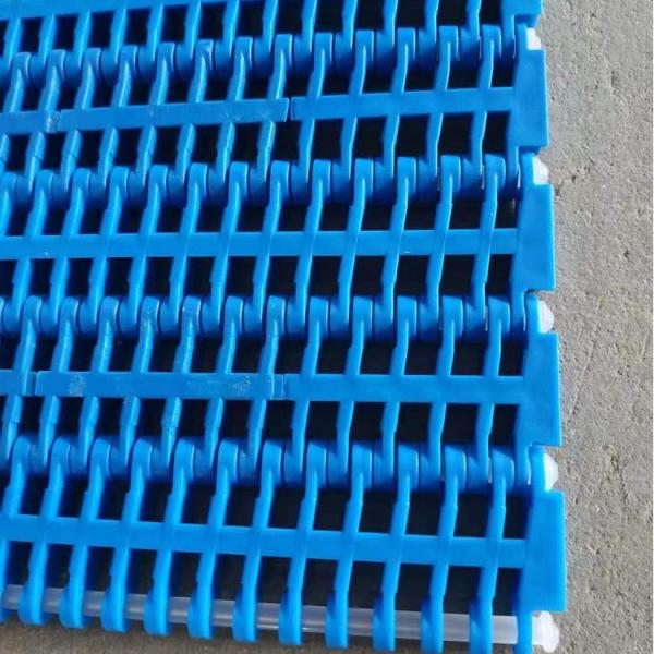 Flush Grid Modular Plastic Conveyor Belt for Knife-Edge Conveyors
