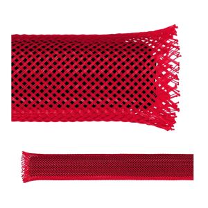 Buy cheap Flexible Red REACH Wire Mesh Sleeve For Cable Protection And Management from wholesalers