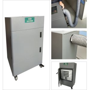 AC110V / 220V Laser Cutter Fume Extractor , Laser Engraver Fume Extractor