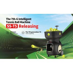 Buy cheap SIBOASI T5 APP Control Mini Shooting Tennis Machine Ball for Training from wholesalers