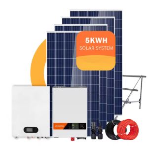 Buy cheap Hybrid Solar Panels Lithium Battery Complete Household System Power Backup Systems from wholesalers