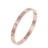 Buy cheap Rhinestone Bangle With Ring Attached Gold 0.02kg Weight 0.6cm Width from wholesalers