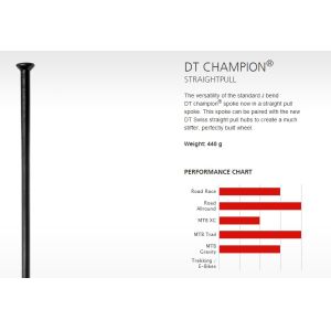 Buy cheap DT champion spoke 2.0/1.8 round spoke J-bend /straight pull head spokes 210-310mm black/silver color from wholesalers