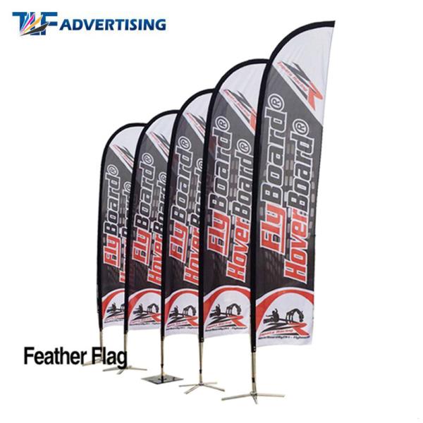 Buy cheap 16ft Flag Advertising Banners Large Swooper Anti Corrosion Vertical High Precison from wholesalers