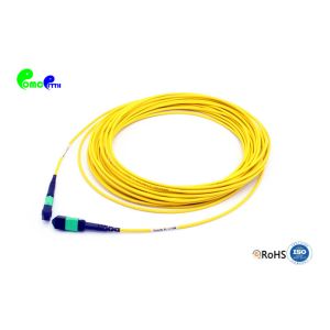 Buy cheap MTP Trunk Cable 12 Fibers Elite MTP female to MTP female 3.0mm LSZH Yellow cable 3.0mm 20M Type B from wholesalers