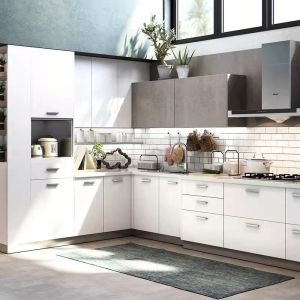 China 18mm MDF Modular Design Home Cabinet China Kitchen Furniture Luxury on sale