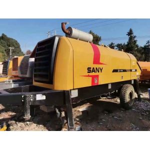 Buy cheap Diesel Used Concrete Trailer Pump Sany HBT8018C 180kw Rated Power from wholesalers