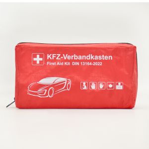 DIN13164-2022 Compliant Vehicle First Aid Kit with 3 Years Warranty and CE