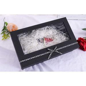 Buy cheap Gift Boxes custom packaging supplies square Velvet Flower Gift Boxes Transparent Window Valentine's Day Cardboard Box from wholesalers