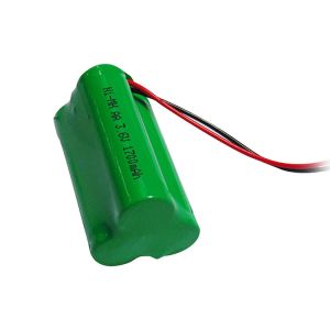 China 3.6v 1700mah Nickel Rechargeable Battery NiMH Rechargeable AA on sale