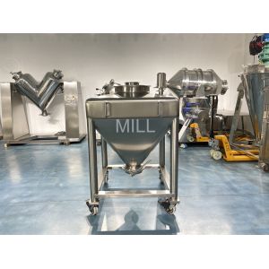 Buy cheap IBC Moveable Vacuum Bin For Automatic Conveyor Stainless Steel Powder Bin product