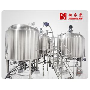 Convenient Using 100bbl Large Scale Brewery Equipment PLC Control System