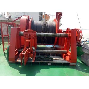 Buy cheap 380v / 400v Electric Wire Rope Winch High Power Lebus Grooved Drum For Marine from wholesalers