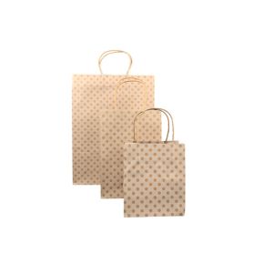 Buy cheap Biodegradable Luxury Christmas Packaging , Custom Printed Brown Paper Bags from wholesalers