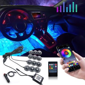 Buy cheap Foot Star LED Car Atmosphere Light Car APP Mobile Phone Bluetooth from wholesalers