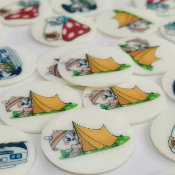 Quality DIY Printable Chocolate Transfer Sheets For Edible Printing Meringues for sale