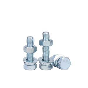Buy cheap SGS ROHS ISO9001 2015 Certified M10 M12 M16 M20 Grade 8.8 Hex Bolt and Nut Galvanized from wholesalers