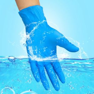 Buy cheap Customize Disposable Nitrile Gloves , Blue Nitrile Coated Gloves Soft from wholesalers