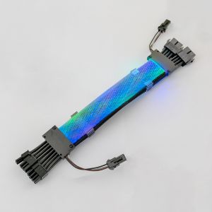 Buy cheap RGB Extension Cable Kit to 8-Pin GPU Addressable for Computer Gaming Case PSU Extension Cable RGB  PC PSU RGB Sleeved Extension from wholesalers