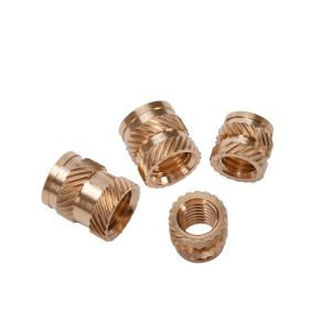 Stainless Steel Brass Heat Staking Threaded Inserts for General Industry M2 M2.5